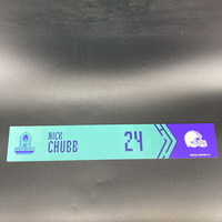 NFL - Browns Nick Chubb Special Edition 2022 Pro Bowl Nameplate 3 of 3