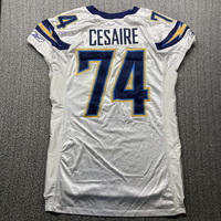 NFL - Chargers Jacques Cesaire Game Issued Jersey Size 50