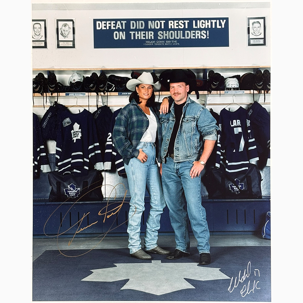 Wendel Clark & Terri Clark Autographed 16X20 Photo