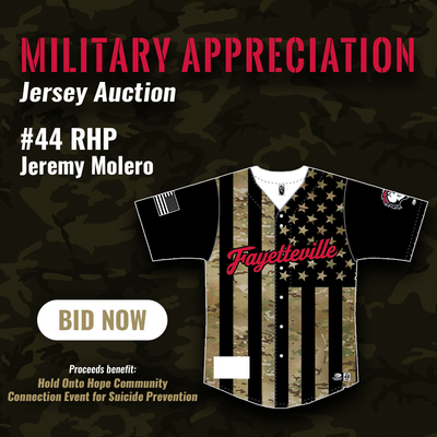 Jeremy Molero #44 - Military Appreciation Jersey