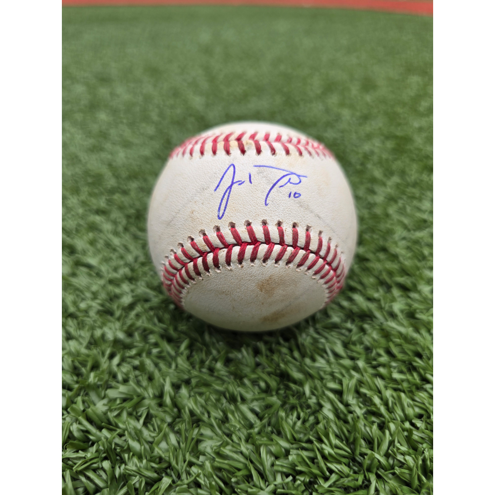 J.T. Realmuto Autographed Game-Used Baseball | Philadelphia 