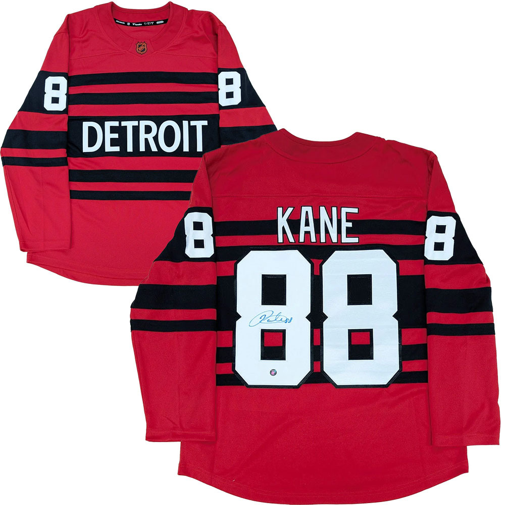 Patrick Kane Autographed Detroit Red Wings Reverse Retro Jersey