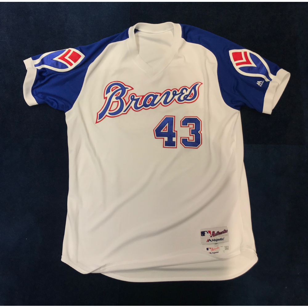 Brian Snitker (TeamIssued or GameUsed) 2019 Atlanta Braves Hank Aaron