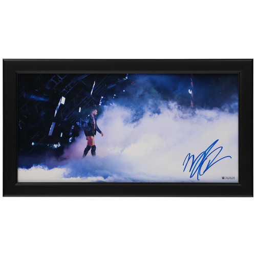 Finn Balor Framed Autographed 10'' x 20'' Entrance Photograph