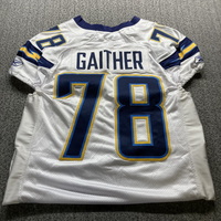 NFL - Chargers Jared Gaither Game Issued Jersey Size 52
