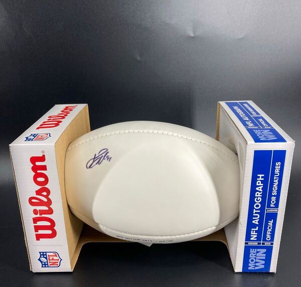 Patriots - Jamie Collins Signed Panel Ball with Patriots Logo