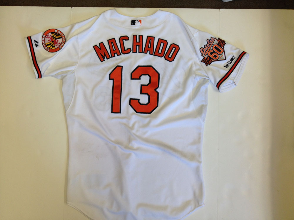 Orioles Authentics: Manny Machado Game-Used Mother's Day Jersey