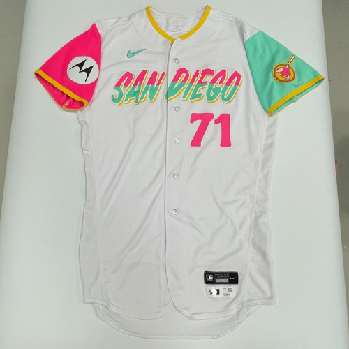 Josh Hader 2023 GameUsed City Connect Full Uniform GameUsed Jersey