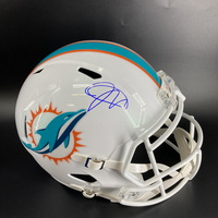 NFL - Dolphins Jaylen Wright Signed Replica Speed Helmet