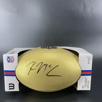 NFL - Eagles Kyle McCord Signed Gold Composite Football