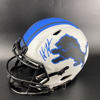 NFL - Lions Hendon Hooker Signed Authentic Lunar Eclipse Speed Helmet