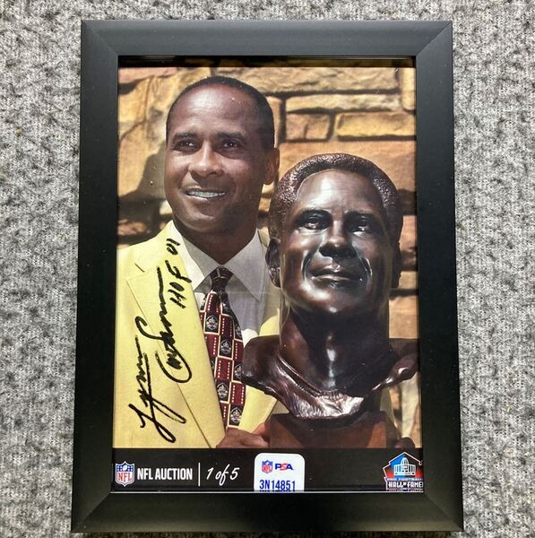 HOF - Steelers Lynn Swann NFL Auction Exclusive Signed 5x7 Photo Individ...