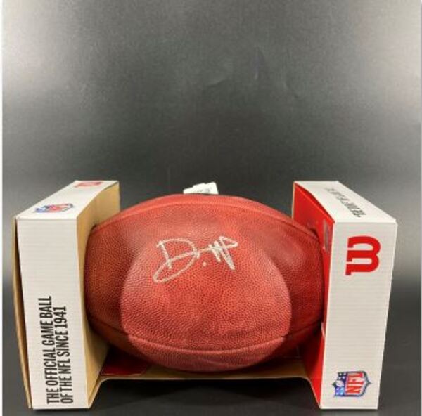 NFL - Seahawks Devon Witherspoon Signed Authentic Football