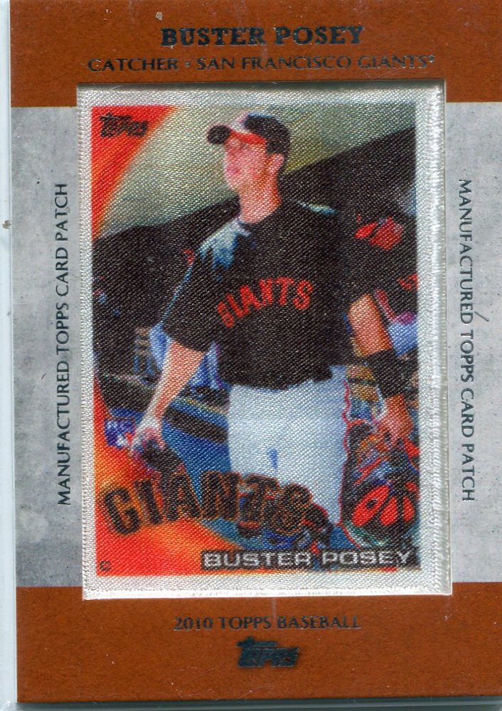 2013 Topps Manufactured Patch #MCP24 Buster Posey