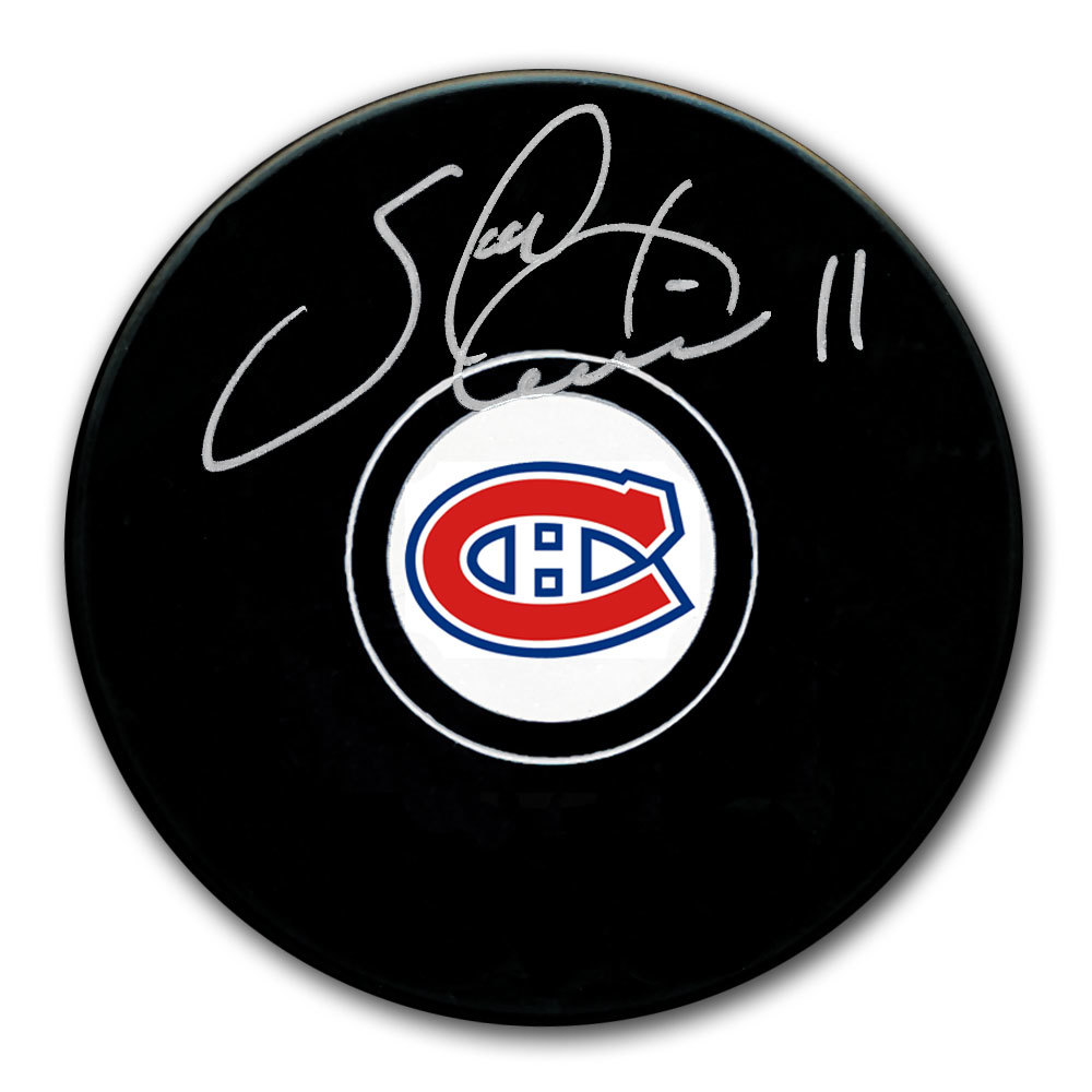 Saku Koivu Montreal Canadiens Autographed Puck