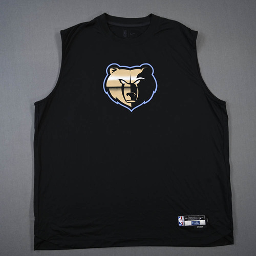 Image of Jaren Jackson Jr. - Memphis Grizzlies - Game-Issued City Edition Sleeveless Shooting Shirt - 2022-23 NBA Season