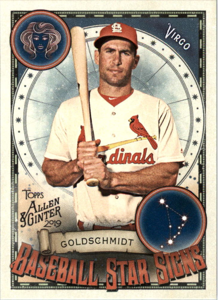 2019 Topps Allen and Ginter Baseball Star Signs #BSS46 Paul Goldschmidt