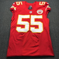 NFL - Chiefs Dee Ford Game Worn Jersey Size 42