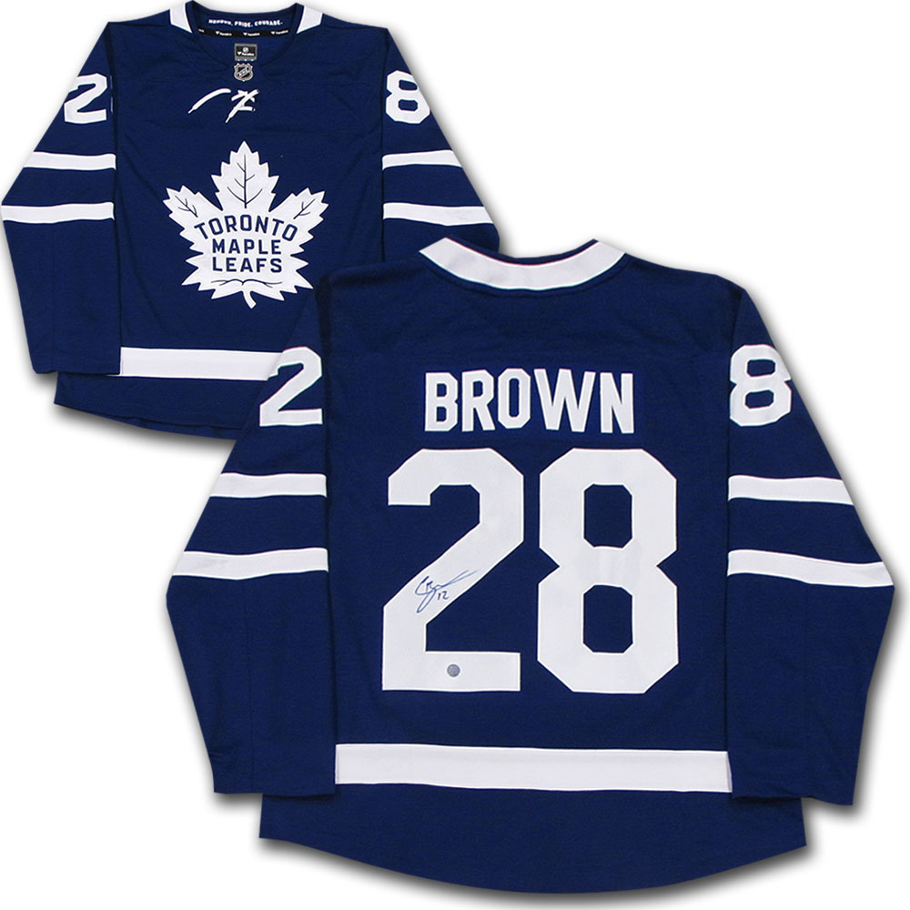 Connor Brown Autographed Toronto Maple Leafs Fanatics Jersey