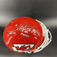 NFL - Chiefs Christian Okoye Signed Authentic Speed Helmet