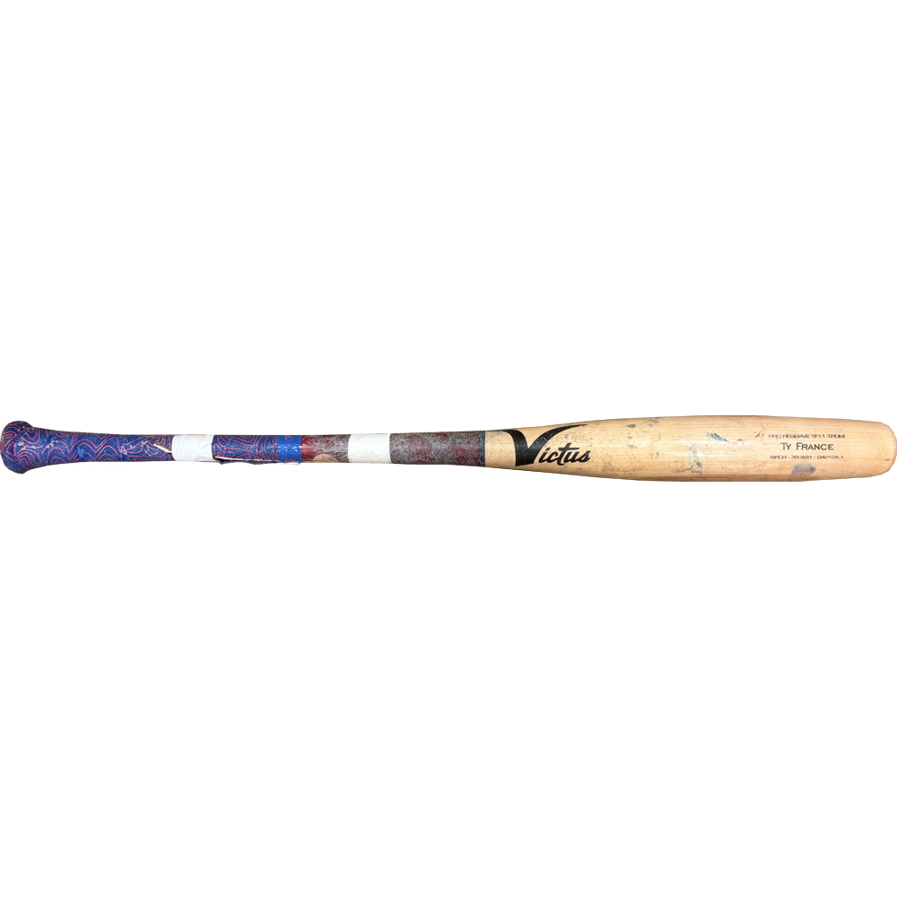 Ty France: Game-Used Broken 