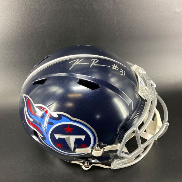 Titans - Kevin Byard Signed Replica Helmet - Unauthenticated