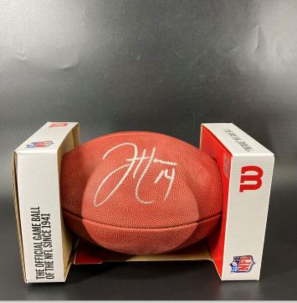 NFL - Saints Jake Hainer signed authentic football