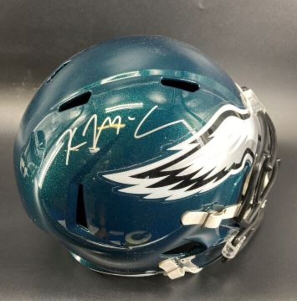 NFL - Eagles Kyle McCord Signed Replica Speed Helmet