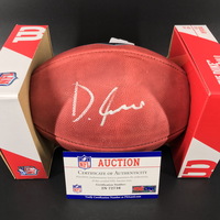 NFL - Eagles DeVonta Smith Signed Authentic Football with 2021 Draft Logo