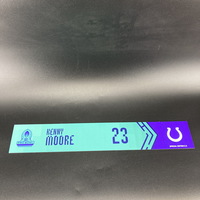 NFL - Colts Kenny Moore Special Edition 2022 Pro Bowl Nameplate 3 of 3