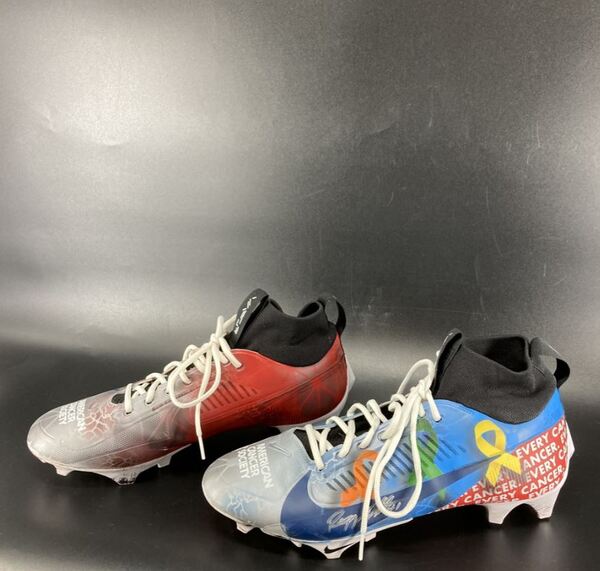MCMC - Bills Reggie Gilliam Custom Cleats 2025 Season Size 13 - Proceeds...