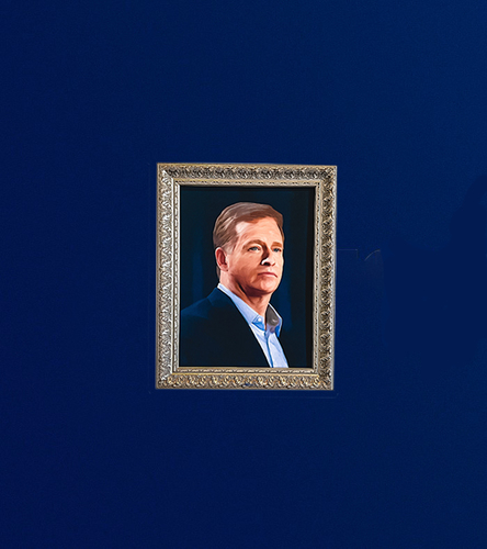 Commissioner Goodell Rocket Mortgage Rams Draft House Portrait