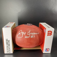 HOF - Steelers Joe Greene Signed Authentic Football