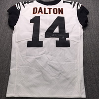 London Games - Bengals Andy Dalton Signed Game Issued Jersey 42 w/ Capta...