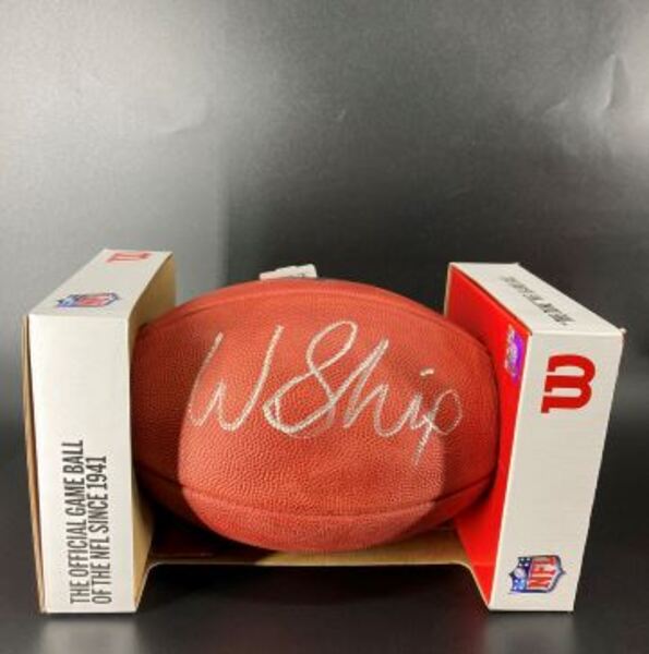 NFL - Eagles Will Shipley Signed Authentic Football