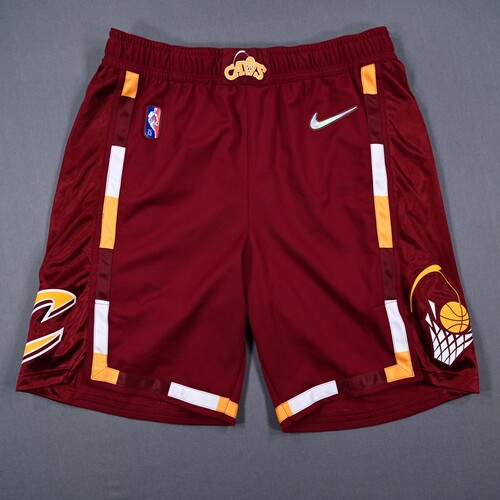 Image of Ed Davis - Cleveland Cavaliers - Game-Issued City Edition Shorts - 2021-22 NBA Season