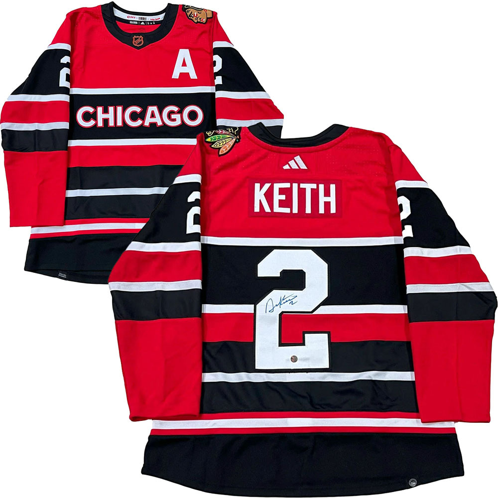 Duncan Keith Autographed Chicago Blackhawks Reverse Retro Pro Jersey