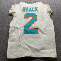 NFL - Dolphins Matt Haack Game Used Jersey 2018 Season Size 42