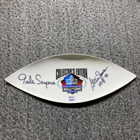HOF - Bears Multi Signed White Panel with HOF Logo Signed by Gale Sayers...