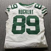 London Games - Jets Jeremy Ruckert Game Used Jersey (10/06/24) Size 42 w...