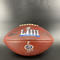 NFL - Super Bowl LIII Game Used Football Rams Offense/Patriots Defense