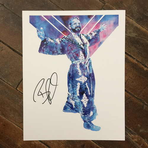 Bobby Roode SIGNED 11 x 14 Rob Schamberger Print