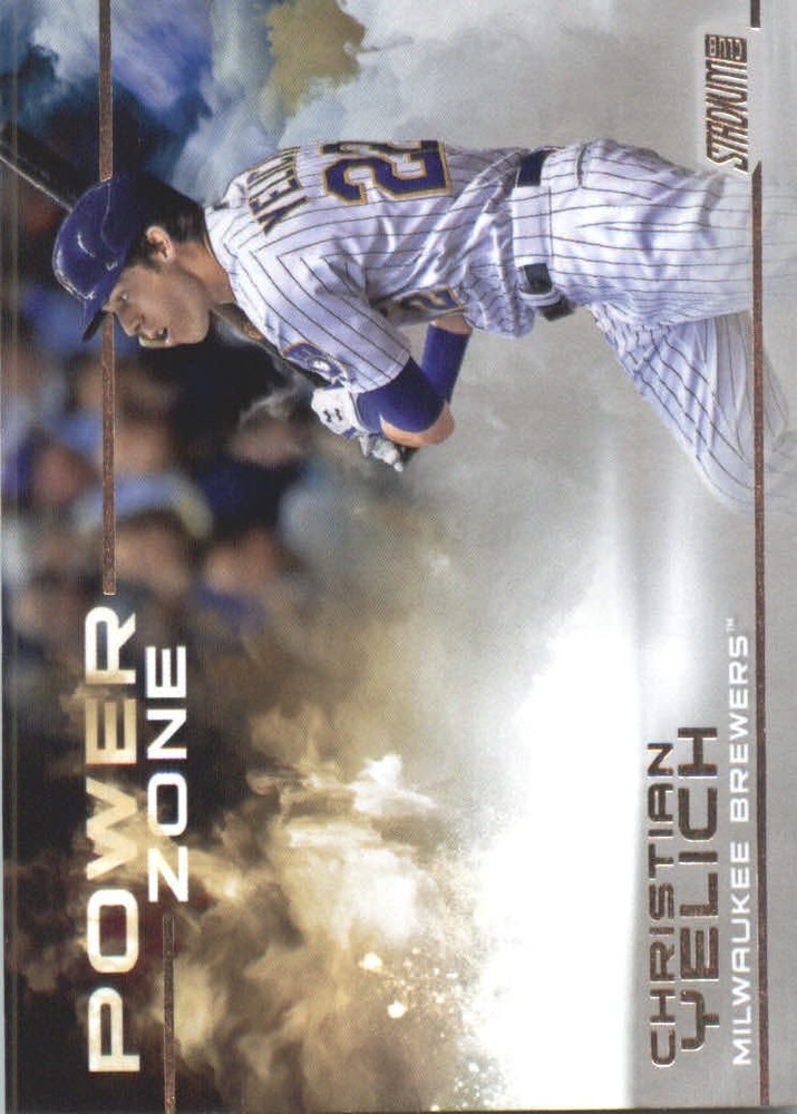 2019 Stadium Club Power Zone #PZ18 Christian Yelich