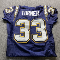 NFL - Chargers Michael Turner Game Worn Jersey Size 48