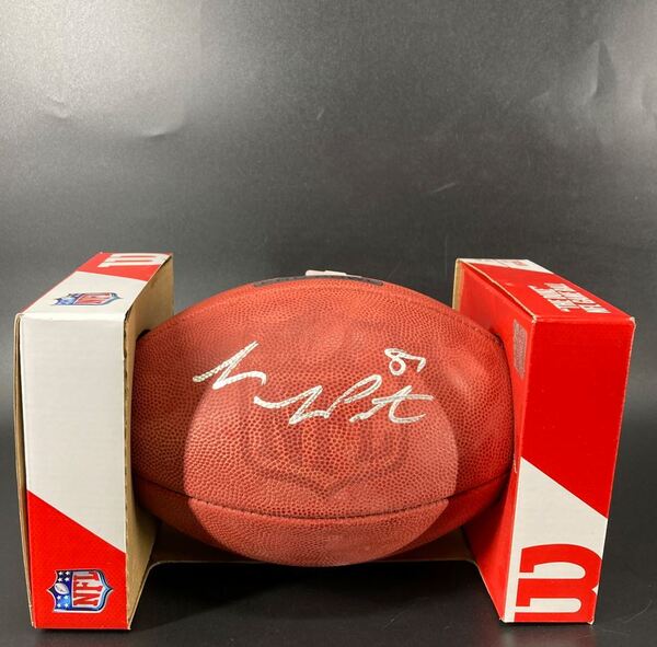 NFL - Lions Sam LaPorta Signed Authenitc Football with Pro Bowl Logo