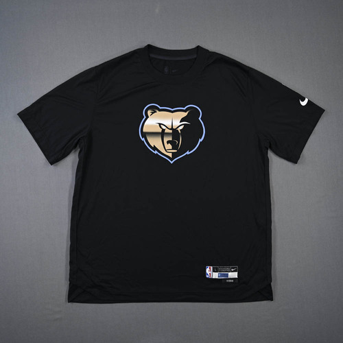 Image of Luke Kennard - Memphis Grizzlies - Game-Issued City Edition Short-Sleeved Shooting Shirt - 2022-23 NBA Season