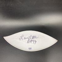 HOF - Dolphins Larry Little Signed White Panel