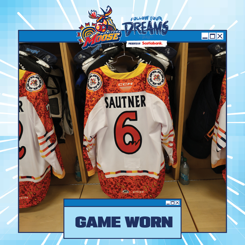 ASHTON SAUTNER Game Worn Follow Your Dreams Jersey