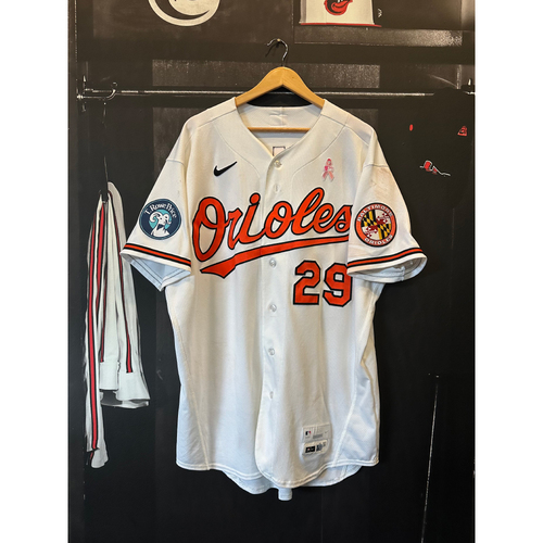Keon Broxton Autographed & (Team-Issued or Game-Worn) Maryland