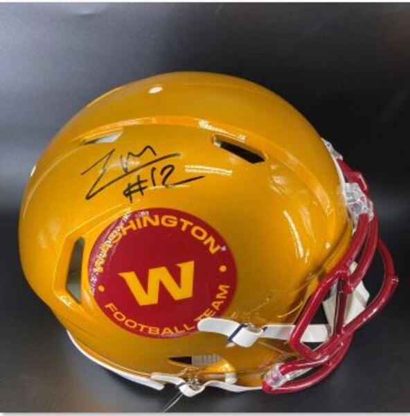 NFL - Commanders Luke McCaffrey Signed WFT Authentic Speed Helmet